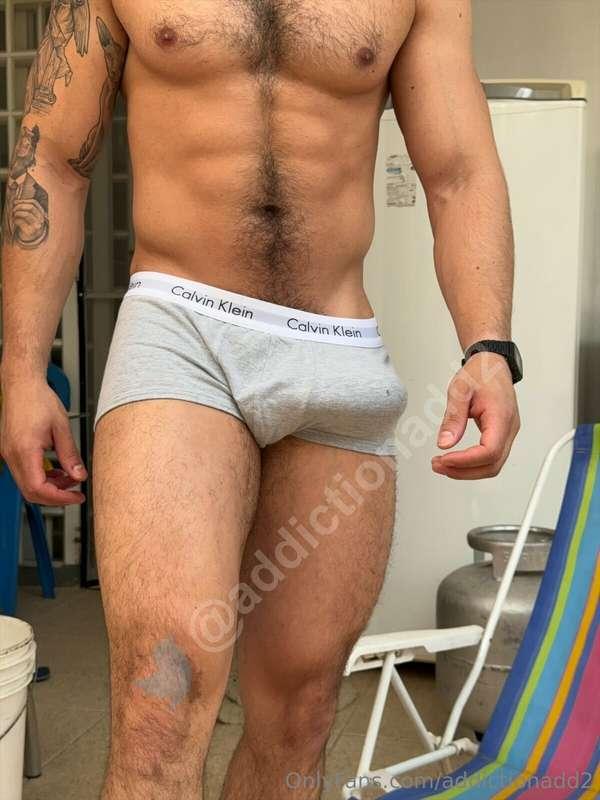 De cueca cheia! 🍆 In full underwear! 🍆