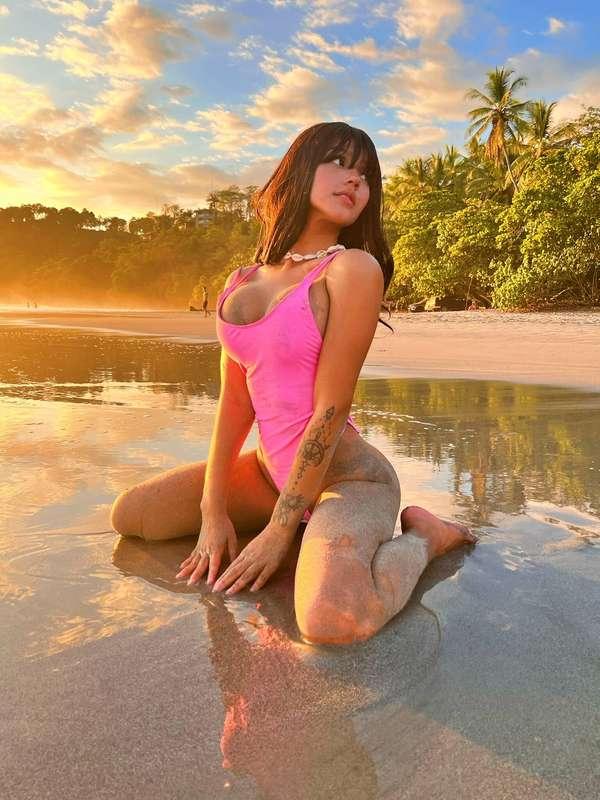 The beach makes me feel free… and so damn excited. I can't c..