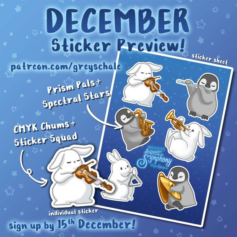 Dec 2024 Sticker Preview & Forecast