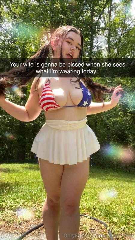 Today is about independence after all! Time for you to be fr..