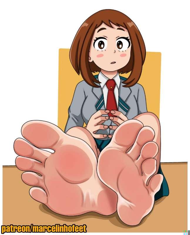  Boku no Hero Girls Feet - Ochaco