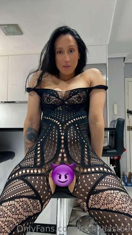 Up close doggy style fuck with fish net 😈