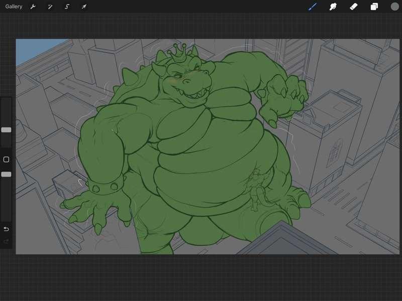 King Koopa (2 Parts) & Pokemon construction wip (NSFW)