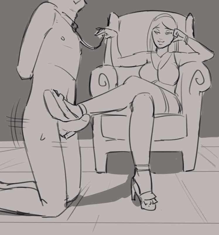 High heels >///< - sketch!
