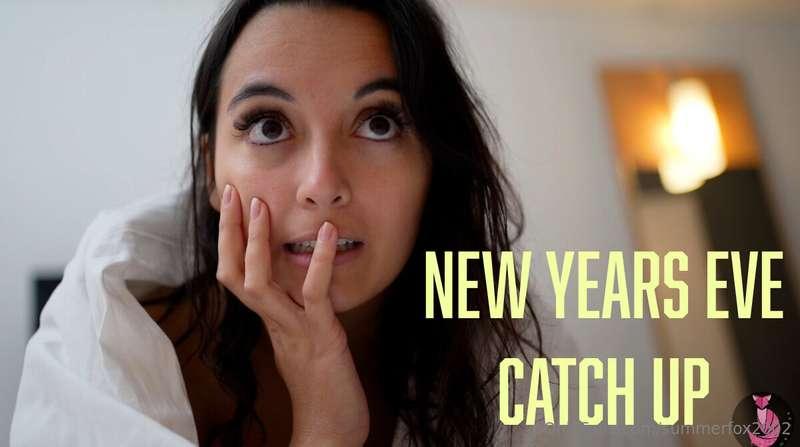 Let's have a little catch up before the New Year begins - I ..