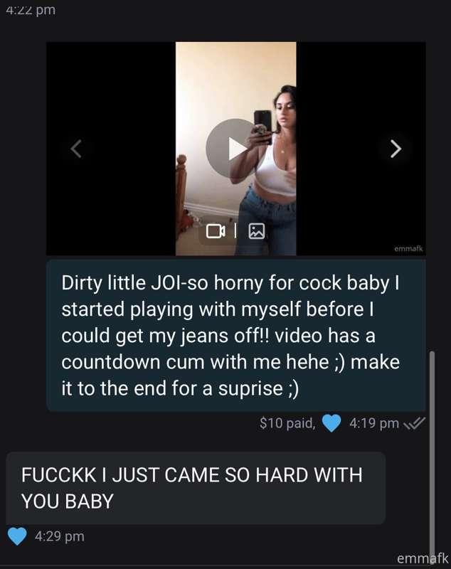 Don’t listen to me? Well here’s the reviews😈today’s JOI is r..