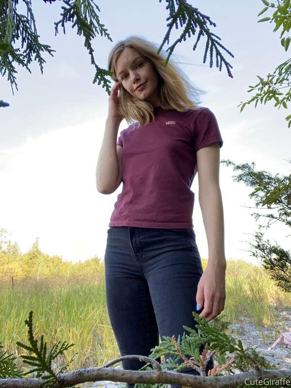 Taking off my hiking clothes for you ;)