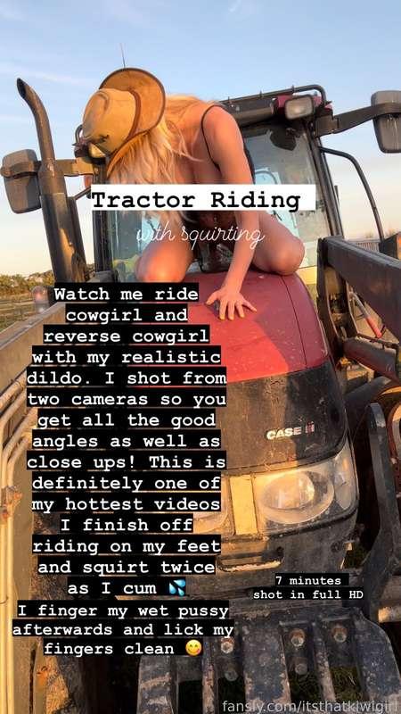 Tractor Riding Video 🤠🚜 Squirting 💦