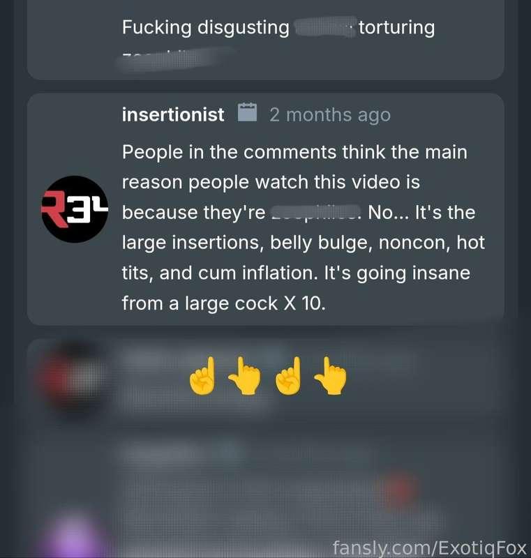 It's the bizarre exaggerated depiction of the fantasy, not because I wanna fuck a real life centaur. I wouldn't and I would never encourage anyone to because that's real life! Wanking in your room to weird fucked up porn isn't harming anyone so why are people so angry in the comments of btq 3

Yeah just filmed my reaction to it.
Vid coming soon 😉

About my content #joi #react #reaction #pornreact #masturbation #edging #gooning #goon #hentai #exotiqfox