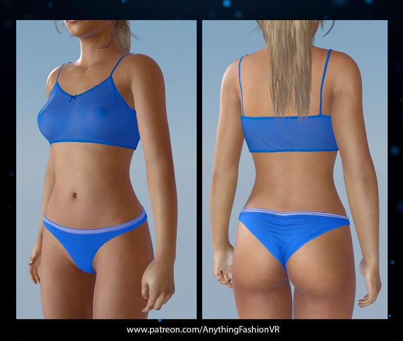 Blue top with presets