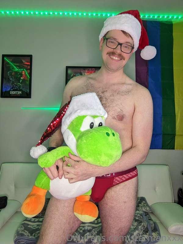Yoshi and I are ready for the holidays! How about you?
