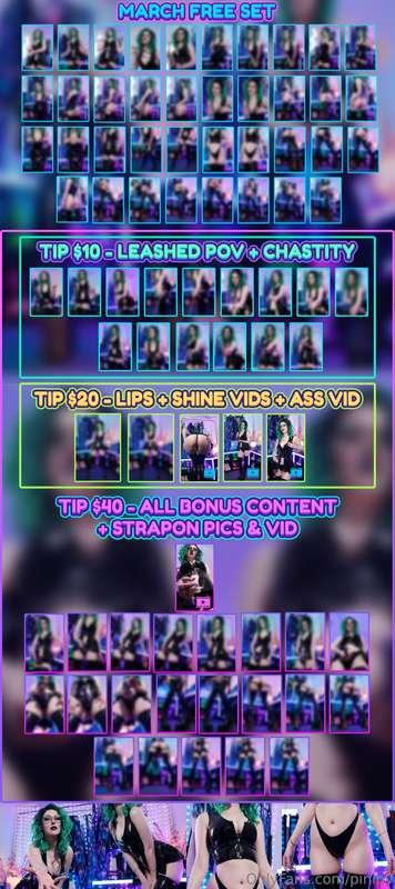 MARCH FREE SET LIMITED (CHECK DMS) + STRAPON DEBUT38 free ph..