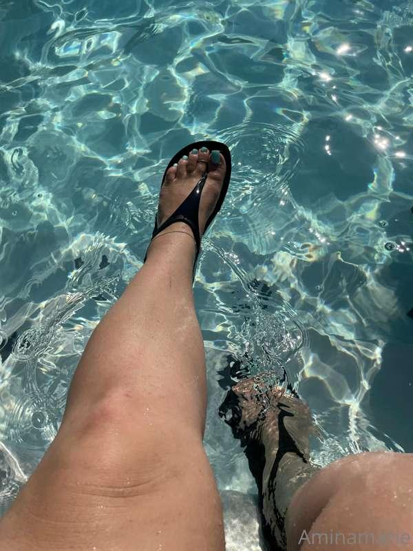 Wore my crocs in the water lol I like it that way