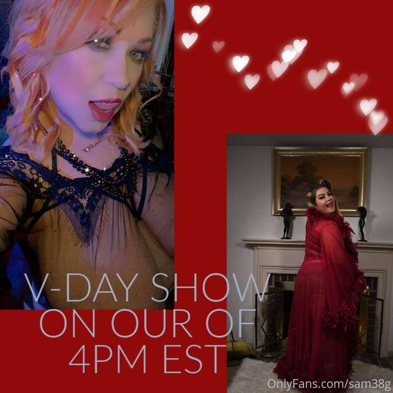 Doing a Valentine's day co-stream show with @platinumpuzzy1 ..