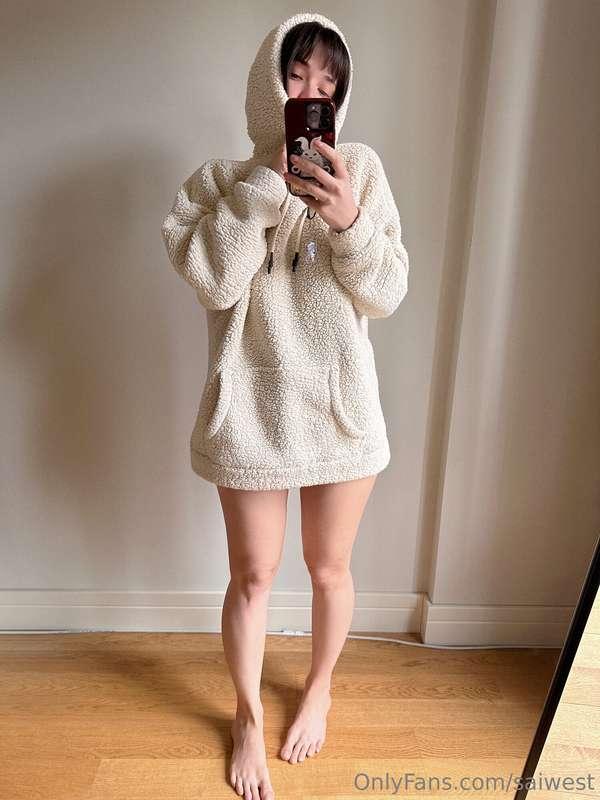 Tip something under this post and I'll **lift up this hoodie..