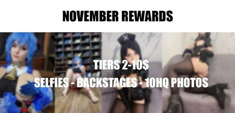 NOVEMBER REWARDS 💉 