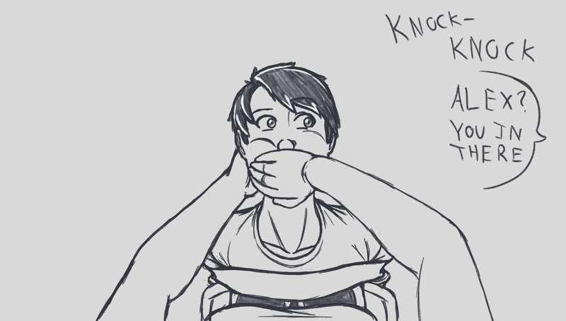 Alex POV Handgag