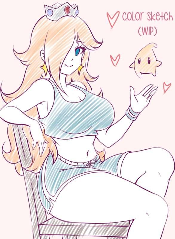 Rosalina～Color Sketch (WIP)❤