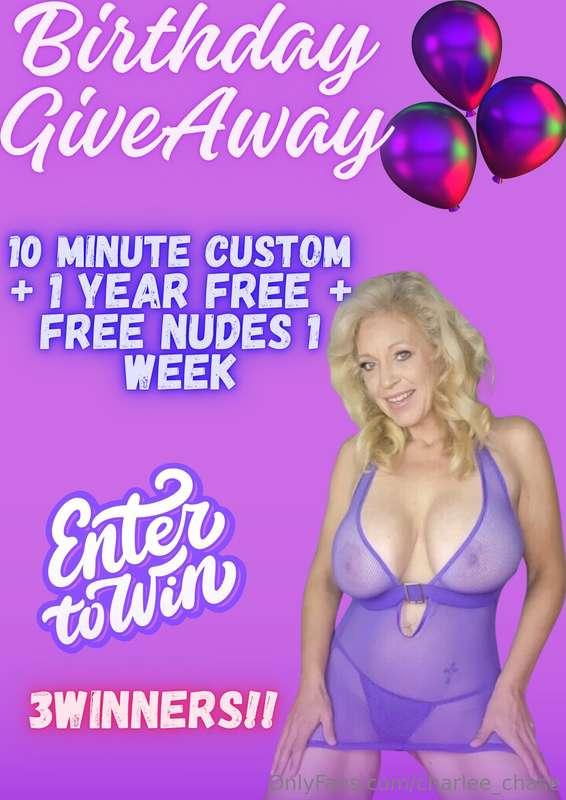 🥳BIRTHDAY WINNERS🥳So I'm doing a BIG BIRTHDAY GIVEAWAY! This..