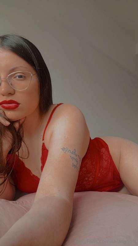 •Love! Do you like how this sexy lingerie looks on me? Would..