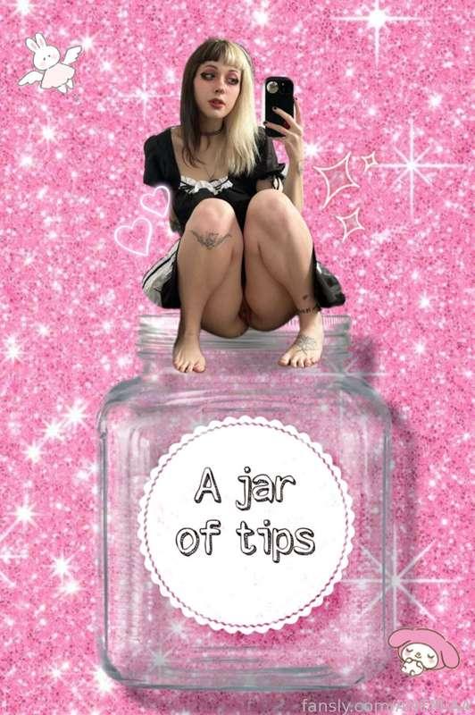 🌱☀️I thought it would be nice to make such a post! ^^

When the jar is filled, everyone who has put their tips will receive a gift in the form of a video 💖😊

♡ #fyp #petite #nipples #hentai #kawaii #Maid #teen #egirl #cosplay #ahegao ♡