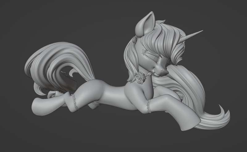Princess Luna Commission WIP 1