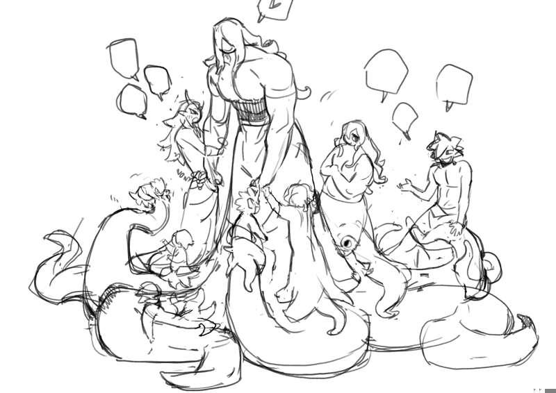 dendra and the kids 3/3 doodles