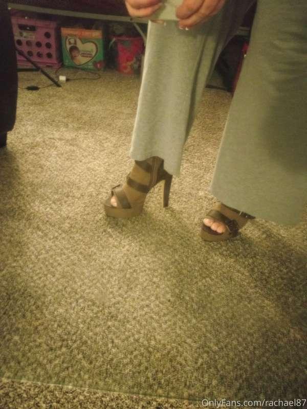 Whatcha think of my new heels?