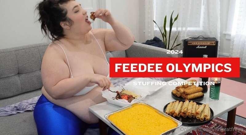 Feedee Olympics 2024 // Stuffing Trials  I'm going for gold ..