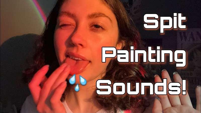 PATREON ASMR | PURE SPIT PAINTING SOUNDS ( no talking )