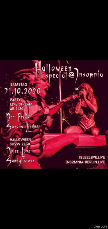 Saturday live Halloween 🎃 special 
www.Joleelove.com