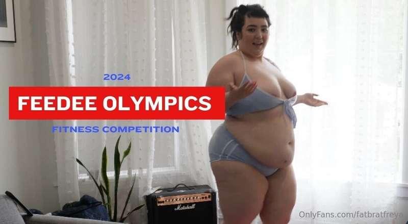 Feedee Olympics 2024 // Fitness Trials   In the second, and ..