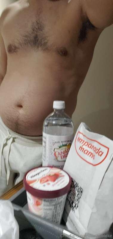 Hungry after my flight