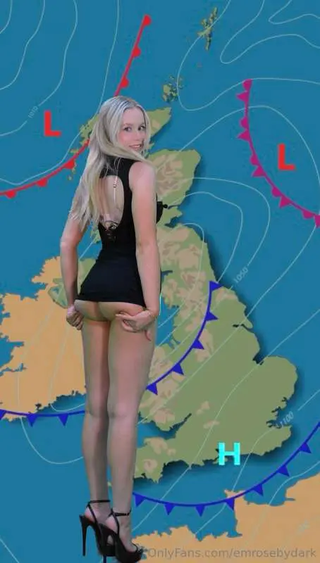 Naked Weather Report Incoming... 🎥😈☔️Behind the scenes of my..