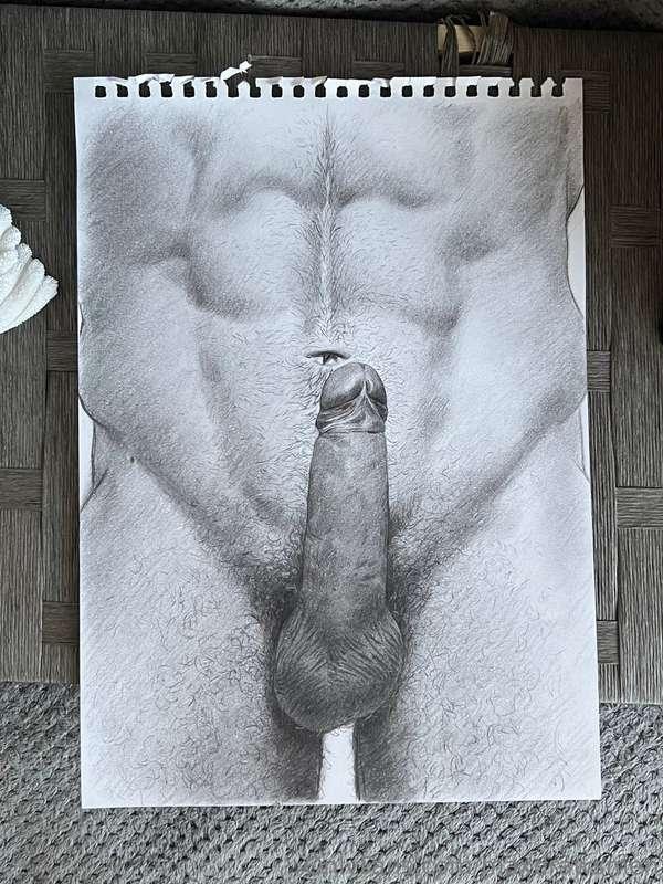On reflection… maybe I didn’t make my cock thick enough 🙈