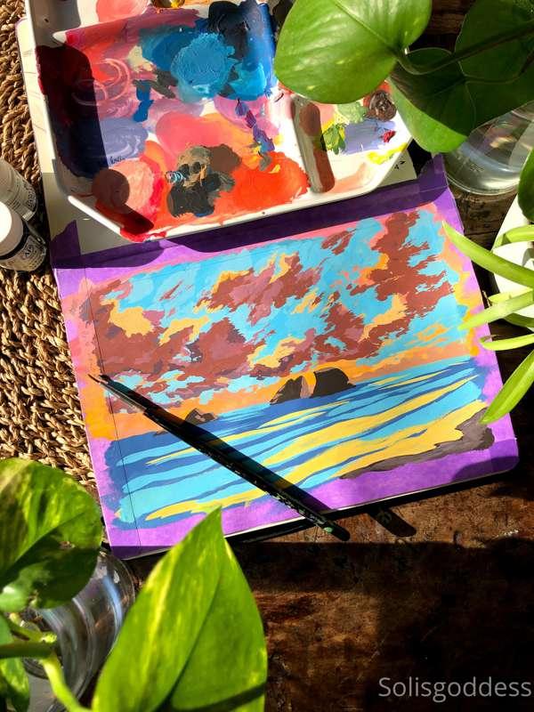 🎨Art post!!🌞

Ooohh i had sooo much fun painting this piece!..