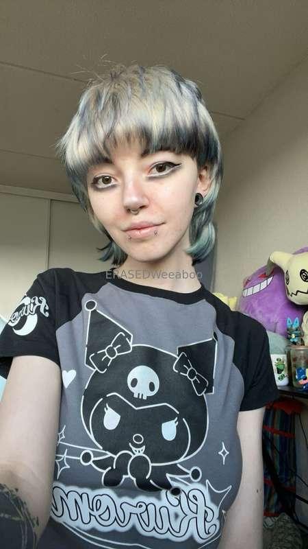 Wanna see what’s under the Kuromi shirt? ^-^