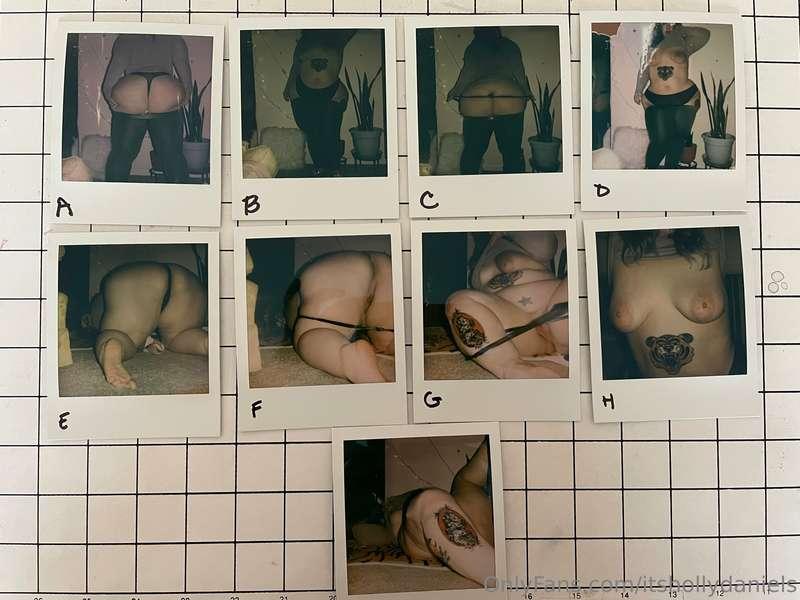Hiii, so I promised Polaroids and here’s the first batch! Tu..
