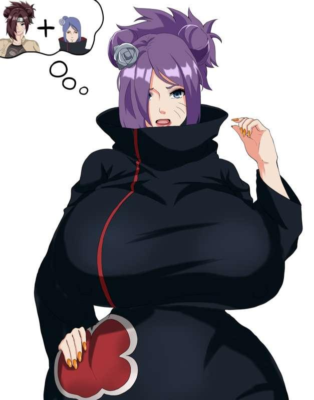 Naruto absorbs Konan!! With alts and comparision