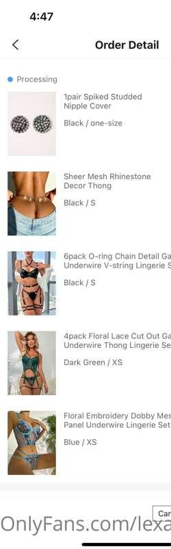 Ordered a few items. What’s your favorite?