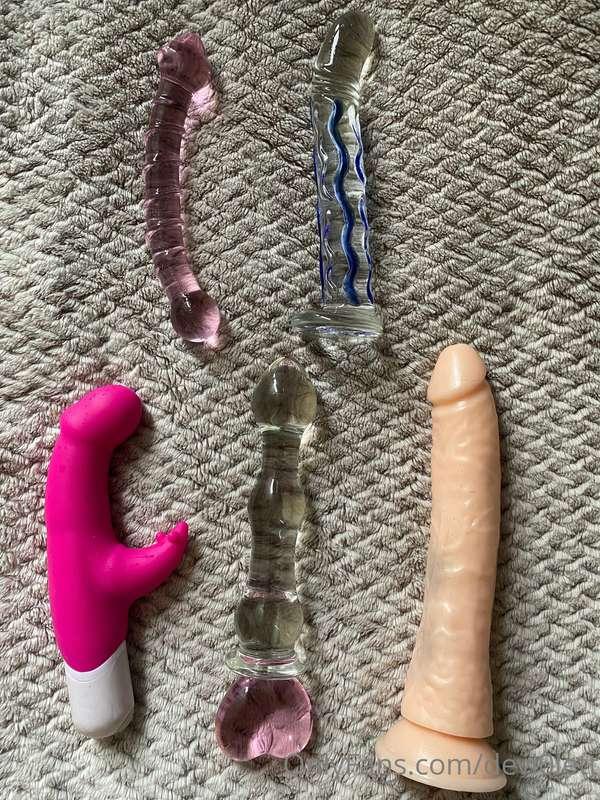 Can you help me choose which toy to use today?
if you tip me..