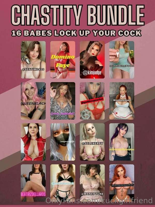 **Useless cocks must be locked**
***CHASTITY BUNDLE***

We a..