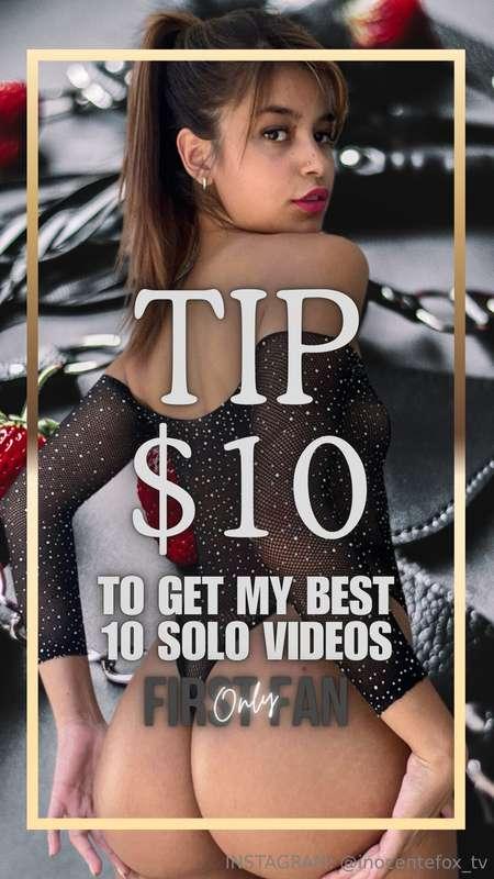 ⚠️ FIRST FAN ONLY ⚠️TIP $10 FOR MY 10 BEST SOLO VIDEOSTHE BE..