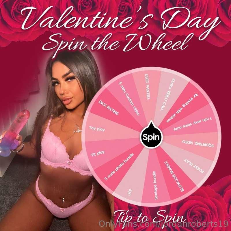 Valentine’s Spin the wheel💕😈

The best way to spread the lov..