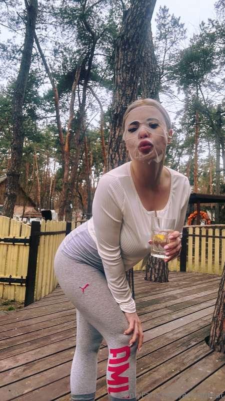 My Saturday starts like this! facial, water with lemon and a..
