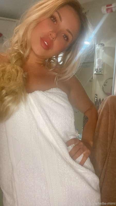 Do you want to go with me to the shower?