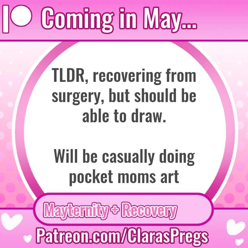Coming in May(ternity)!