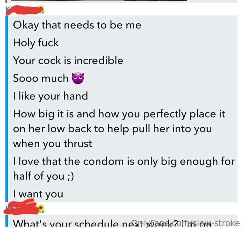 Sent a tinder girl a video of me fucking and this was her re..