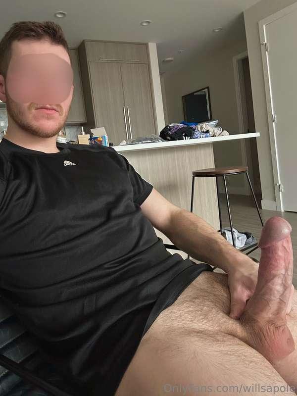 Back from the gym. Which one of you lads wants to come servi..