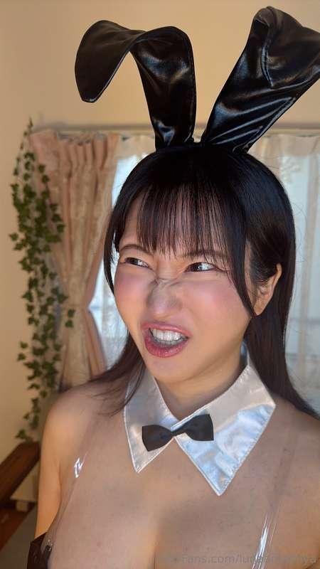 Sometimes I even get a face like this 🐰🩷 A bunny like this w..